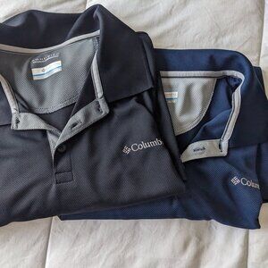 2 Men's XL Columbia Omni Wick Shirts
